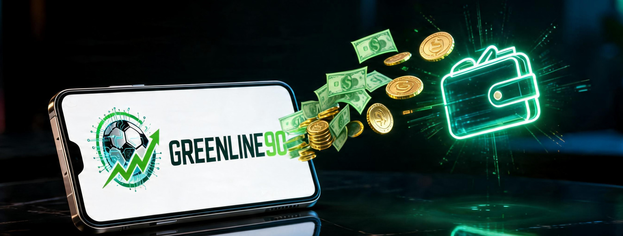 GreenLine90 on a phone with a digital wallet